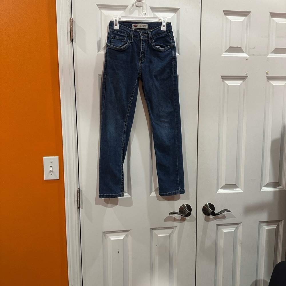 NWOT Levi's Dark Blue Slim kids Jeans size 10